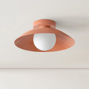 Simple Round Metal Flush Mount Ceiling Light For Kitchen 0