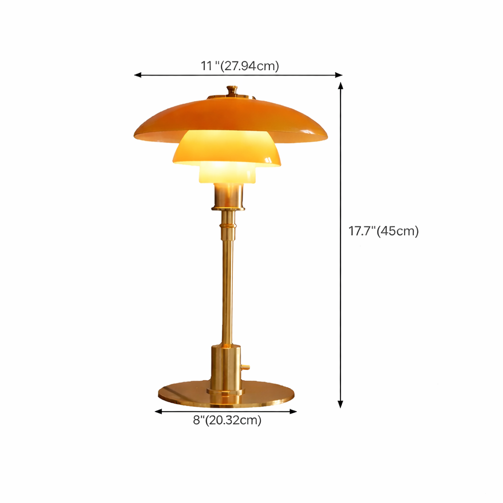 Nordic Glass Table Lamp – Minimalist LED Light for Home