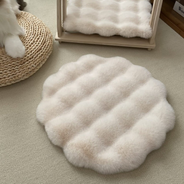 Soft Plush Warm Pet Sleeping Pad Cozy Stylish Easy to Maintain