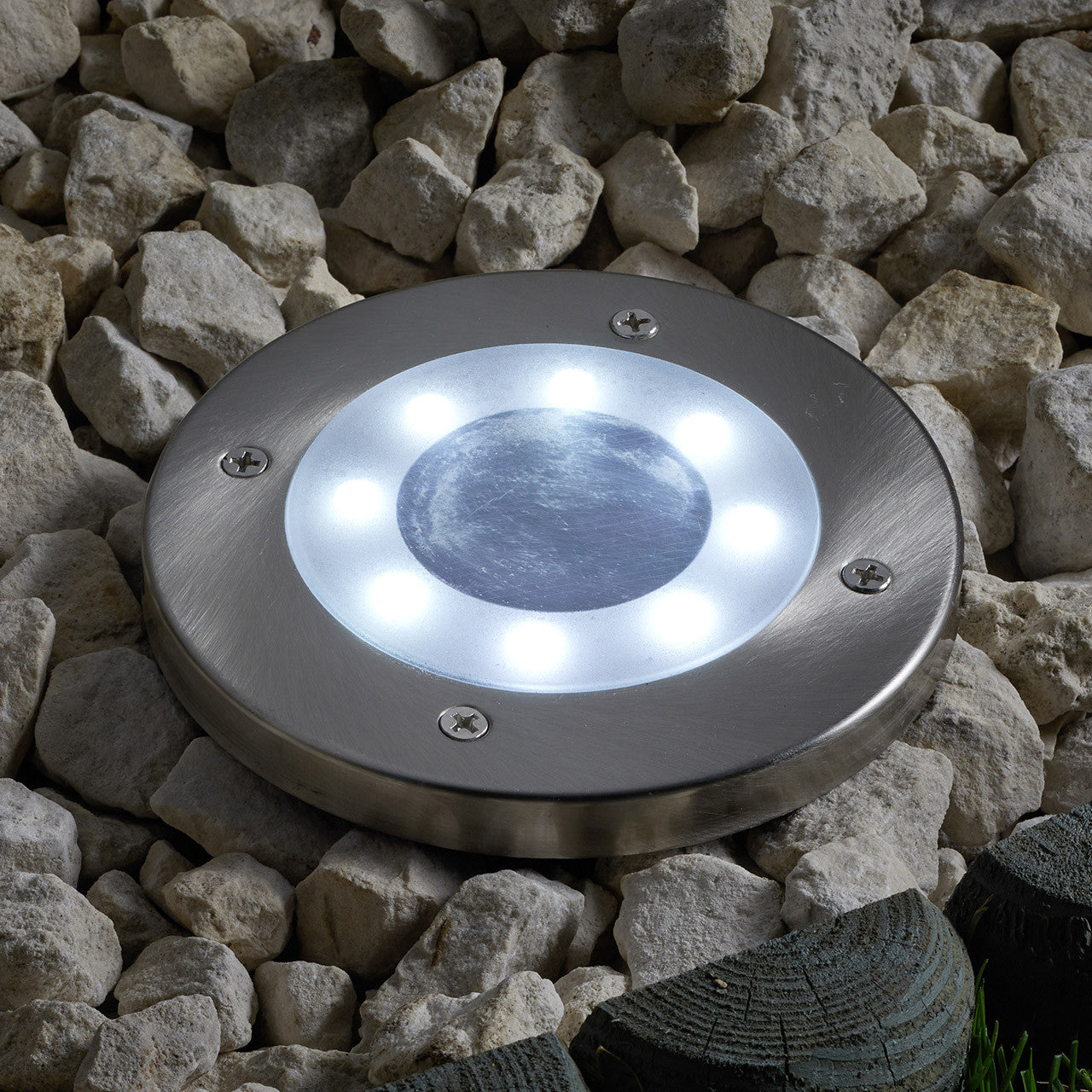 Solar Ground Lights – LED Pathway Lamps for Garden