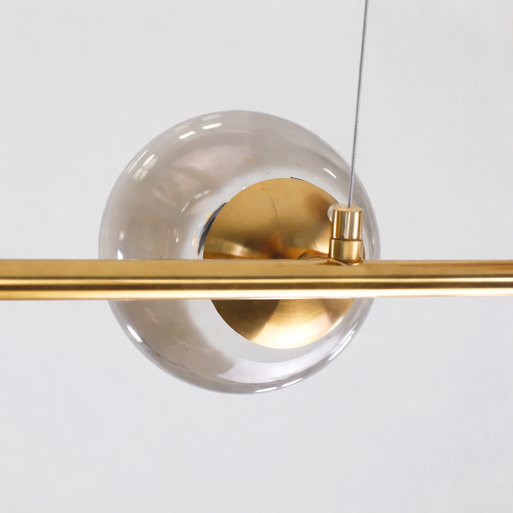 London Loft Bubble Chandelier – Minimalist Glass Globe Pendant Light