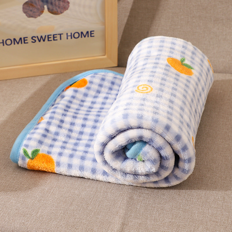 Cozy Flannel Pet Blanket Soft Colorful Multipurpose Use