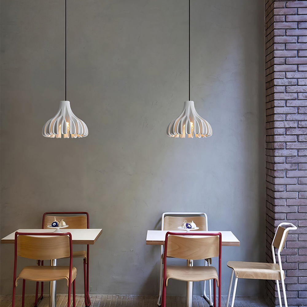 Unique Colorful Coral Resin Pendant Lamp 0