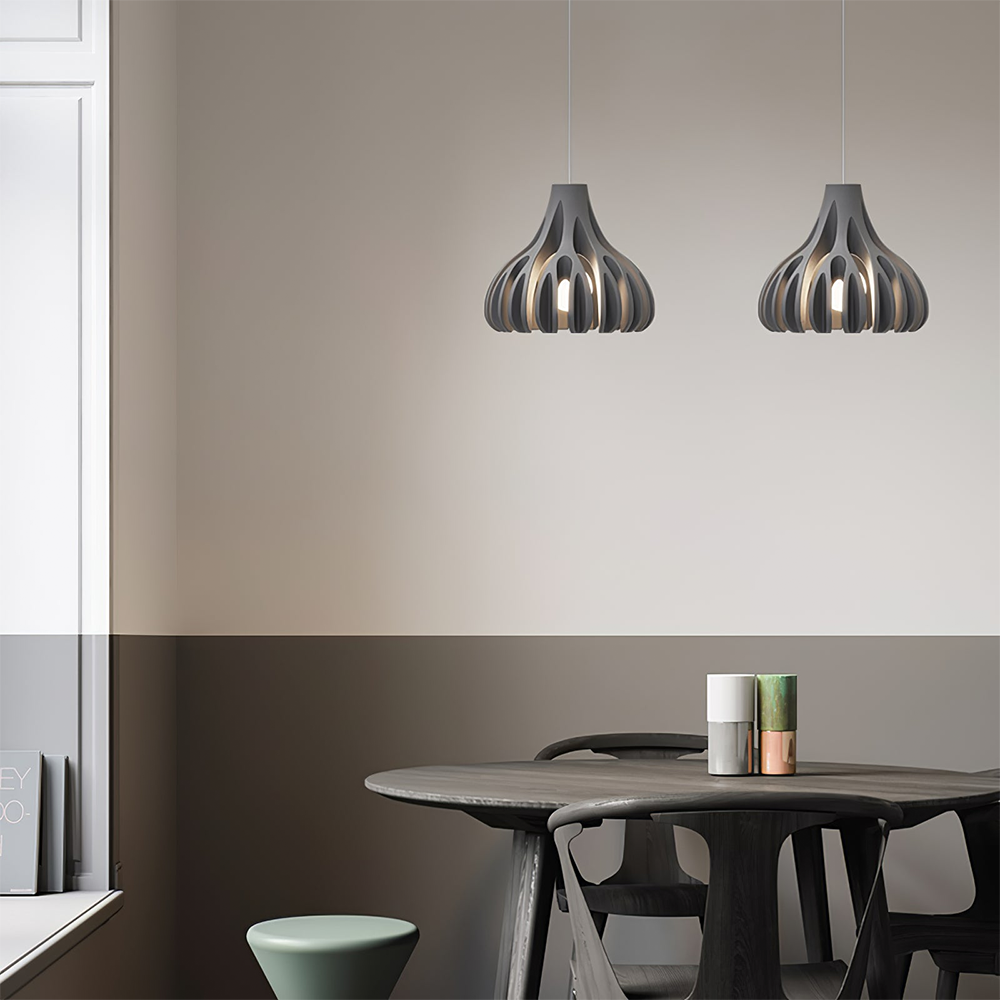 Unique Colorful Coral Resin Pendant Lamp 1