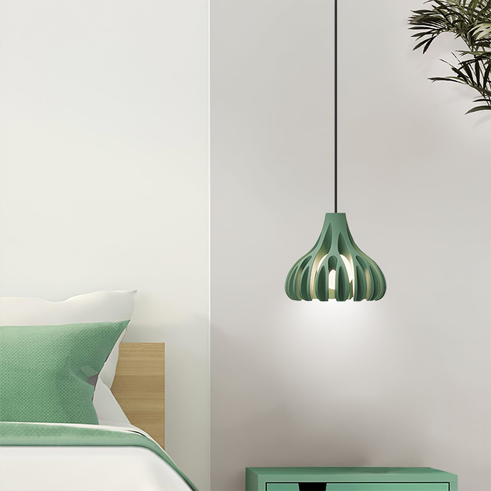 Unique Colorful Coral Resin Pendant Lamp 2