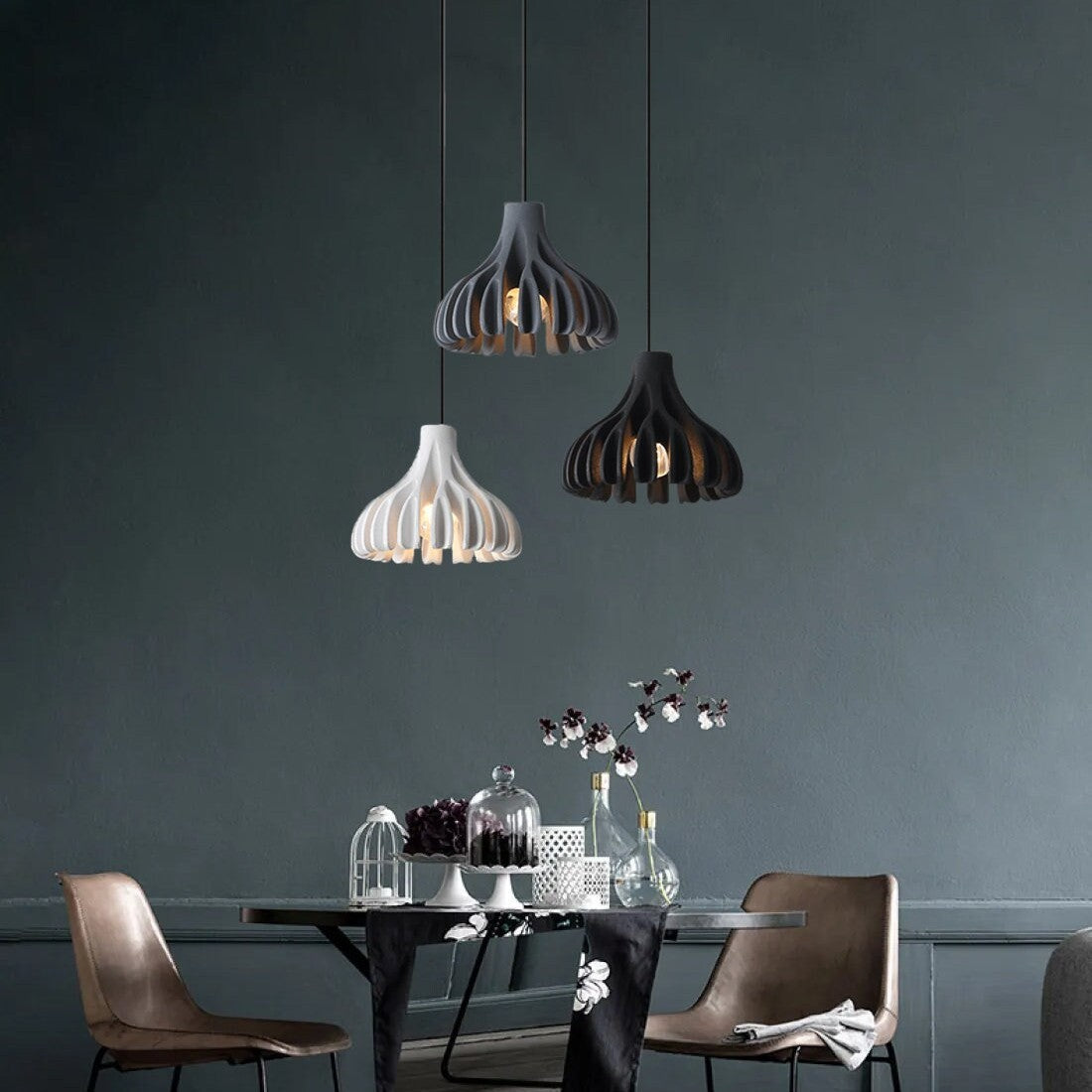 Unique Colorful Coral Resin Pendant Lamp 6