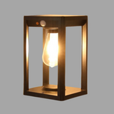 Solar-Powered Pillar Lamp – Weather-Resistant LED with Motion Sensor