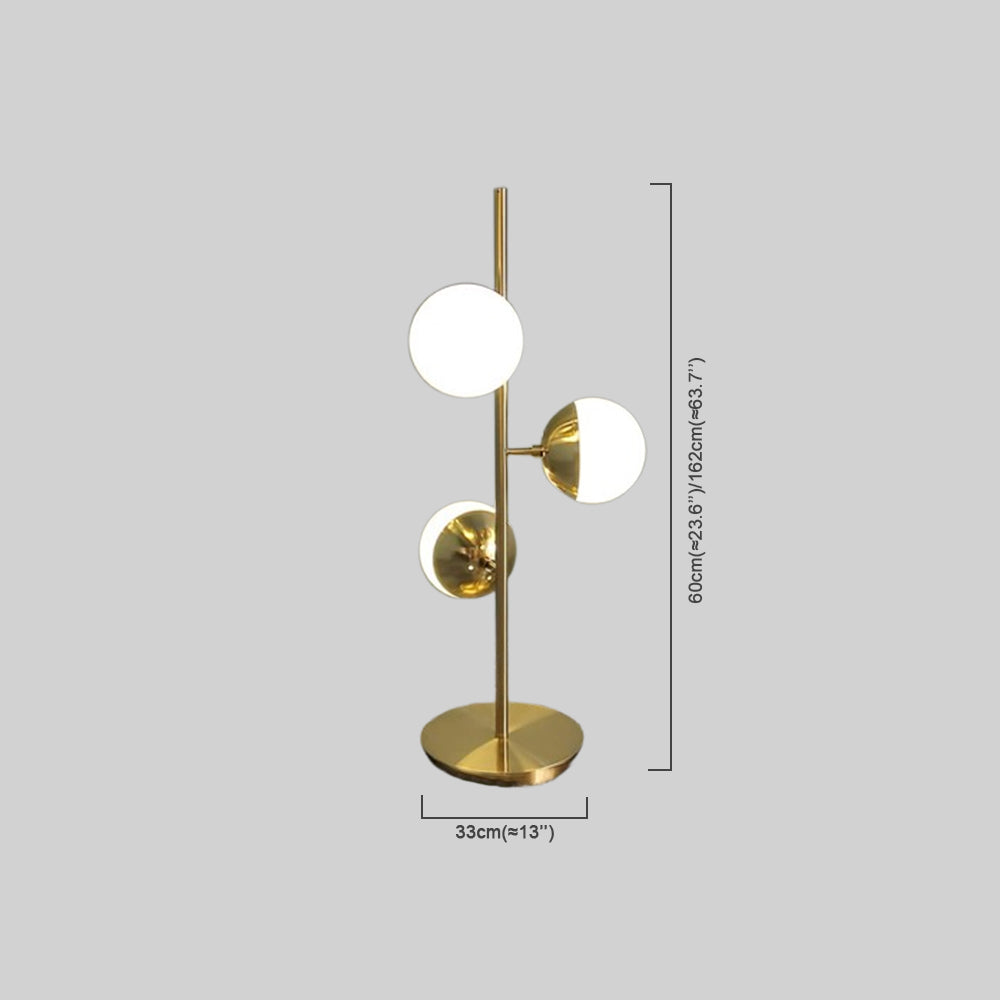 Modern Gold Floor Lamp Metal Linear Living Room-4