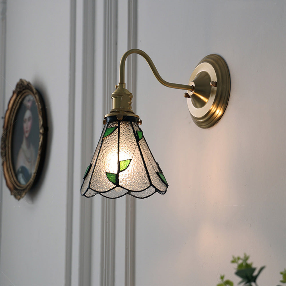 Vintage Glass Wall Sconce Light For Living Room 0