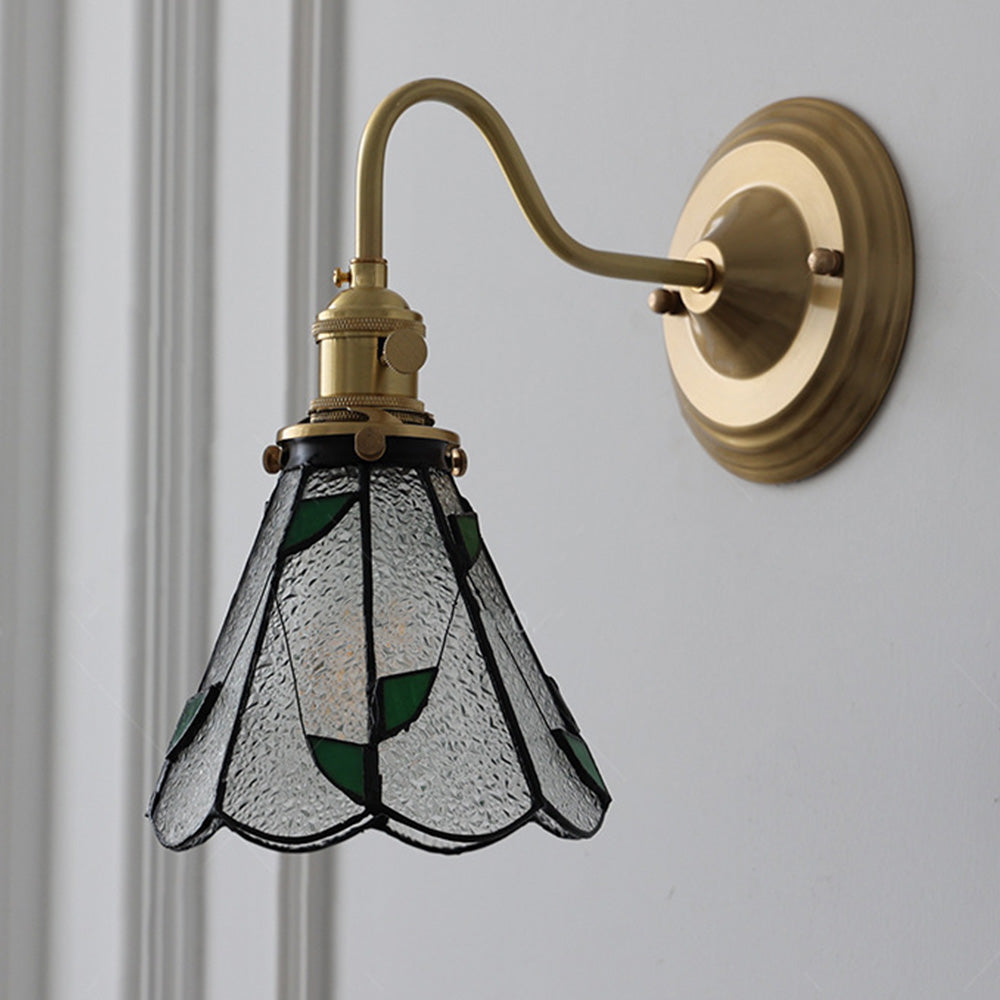 Vintage Glass Wall Sconce Light For Living Room 1