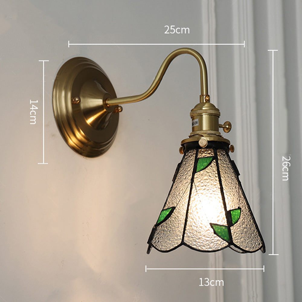 Vintage Glass Wall Sconce Light For Living Room 3