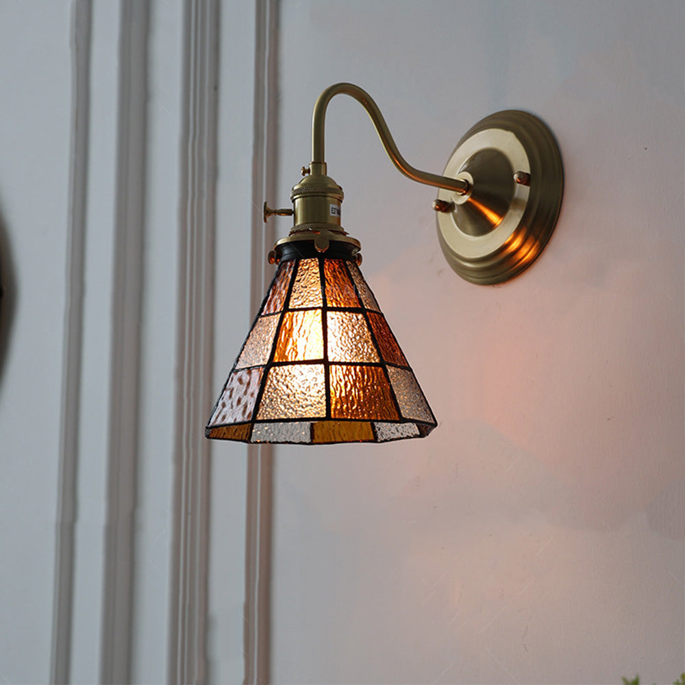 Vintage Glass Wall Sconce Light For Living Room 7