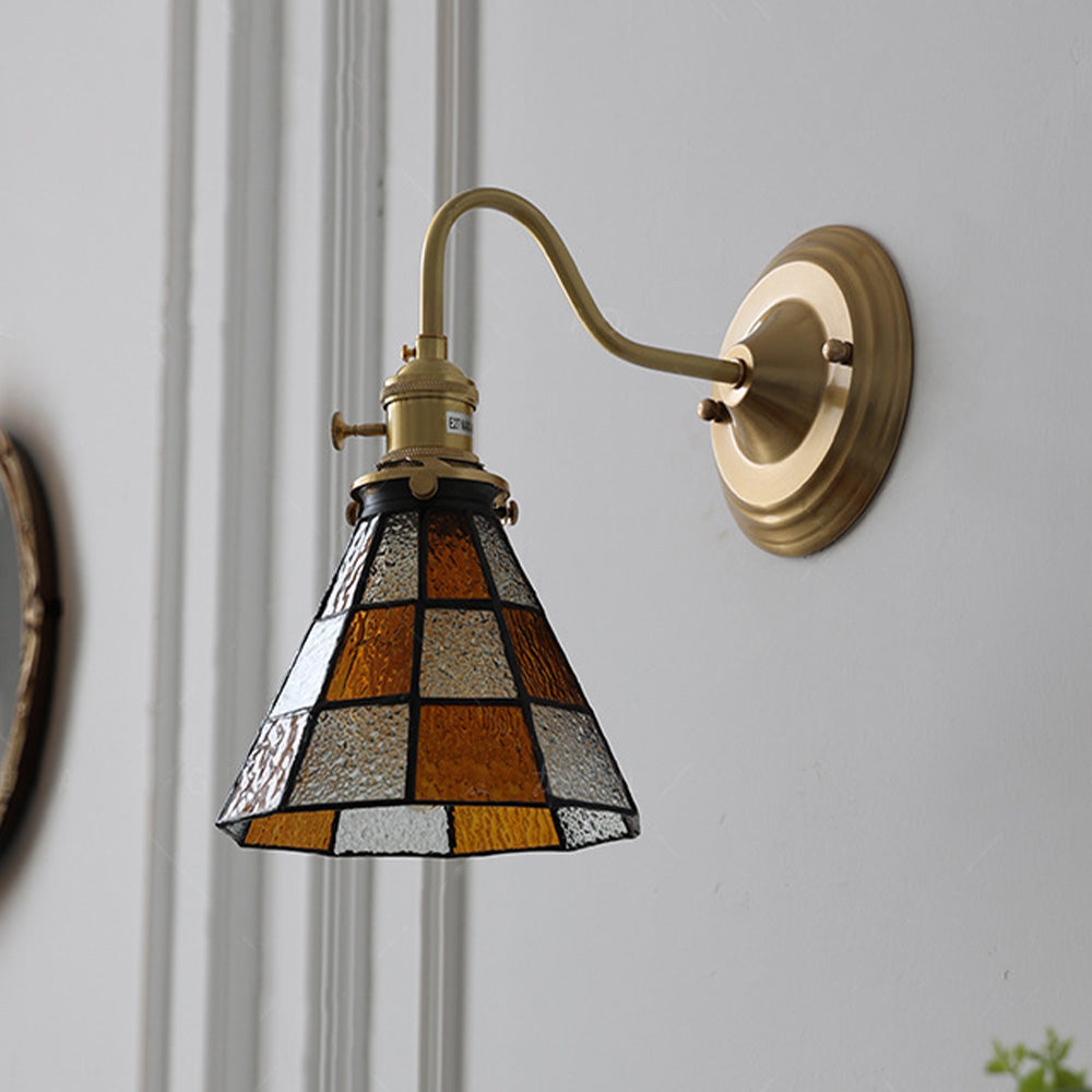 Vintage Glass Wall Sconce Light For Living Room 8