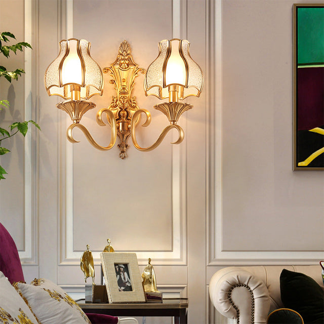 Vintage Gold Luxury Wall Sconce Light For Living Room 10