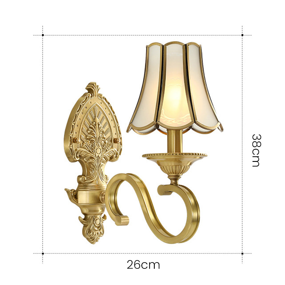 Vintage Gold Luxury Wall Sconce Light For Living Room 4