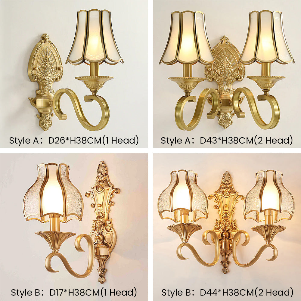 Vintage Gold Luxury Wall Sconce Light For Living Room 5