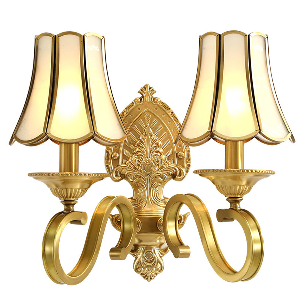 Vintage Gold Luxury Wall Sconce Light For Living Room 8