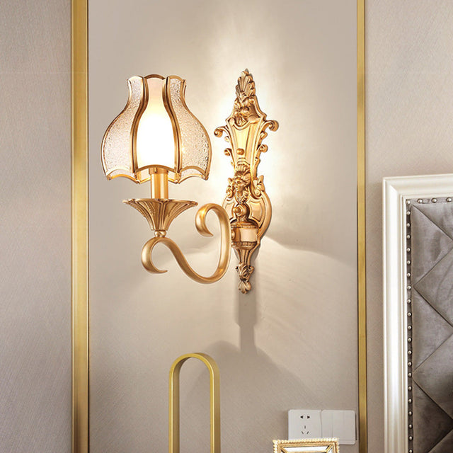 Vintage Gold Luxury Wall Sconce Light For Living Room 9