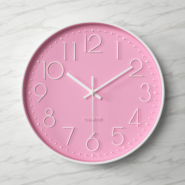 Silent Elegance - Large Clear Wall Clock