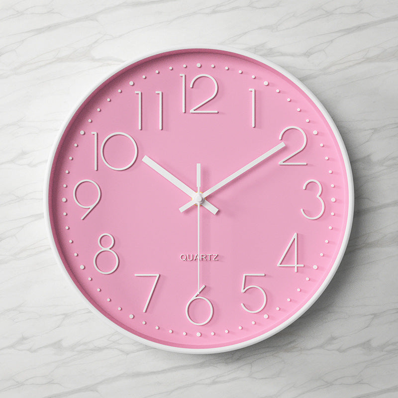 Silent Elegance - Large Clear Wall Clock