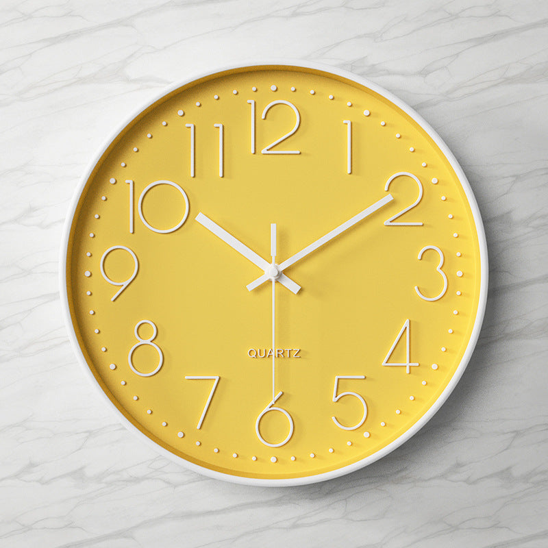 Silent Elegance - Large Clear Wall Clock