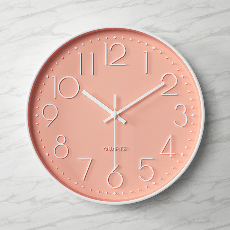 Silent Elegance - Large Clear Wall Clock