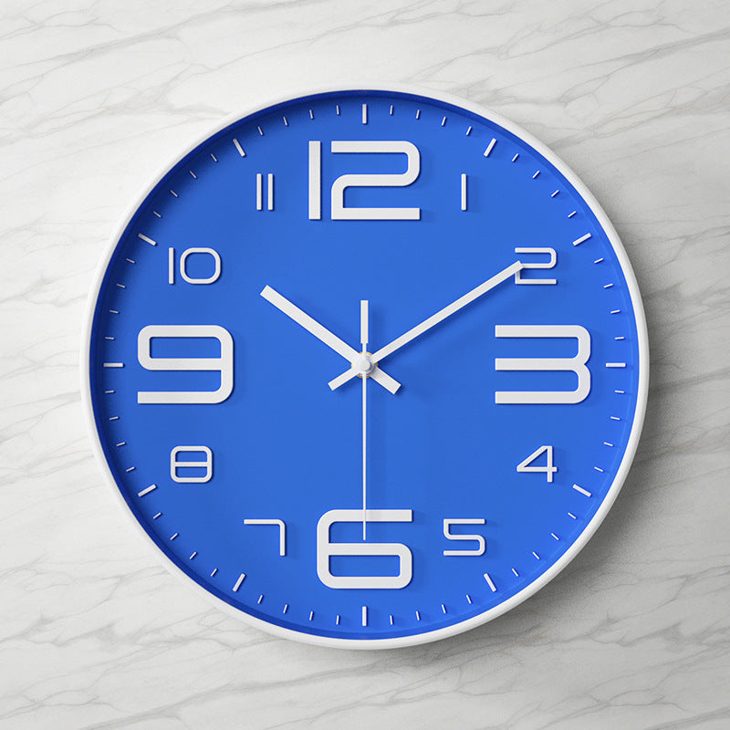 Silent Elegance - Large Clear Wall Clock
