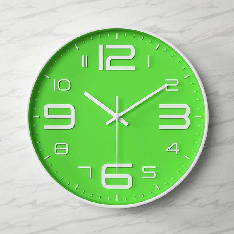 Silent Elegance - Large Clear Wall Clock