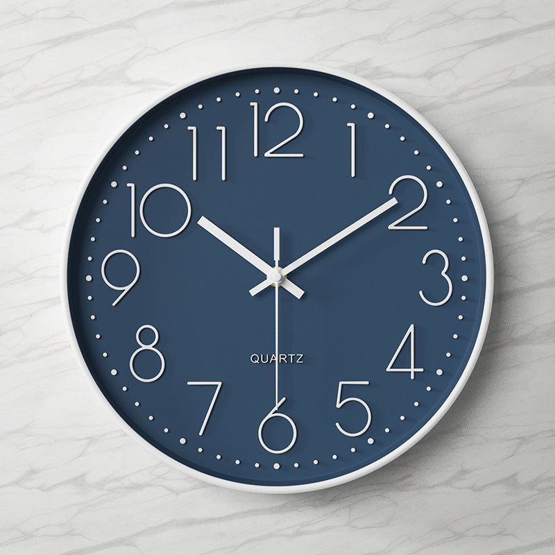 Silent Elegance - Large Clear Wall Clock