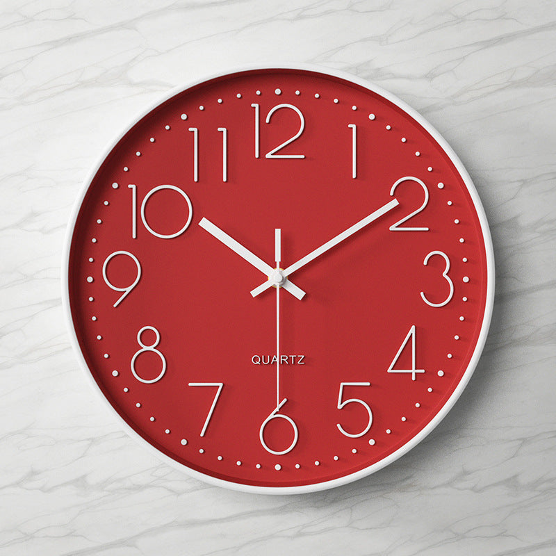 Silent Elegance - Large Clear Wall Clock