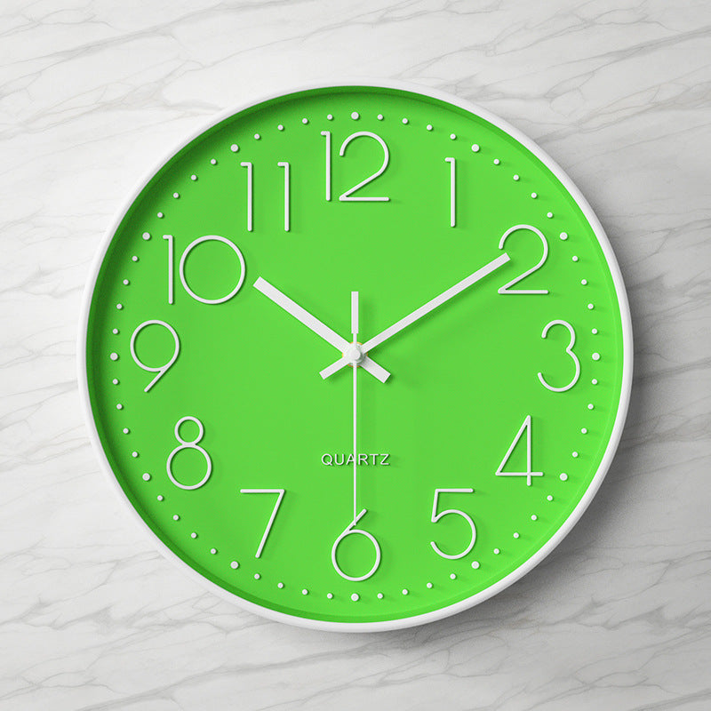 Silent Elegance - Large Clear Wall Clock