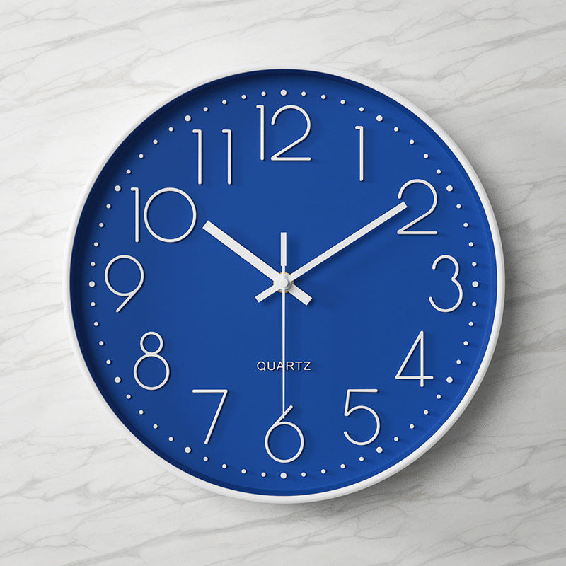 Silent Elegance - Large Clear Wall Clock