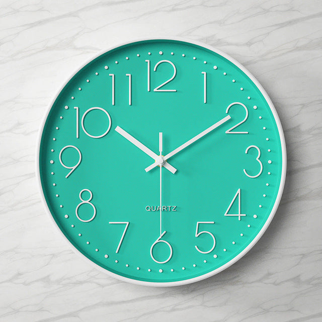 Silent Elegance - Large Clear Wall Clock