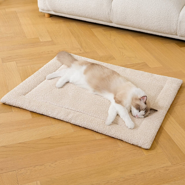 Warm Plush Non-Slip Pet Mat Soft Cozy Versatile Sizes