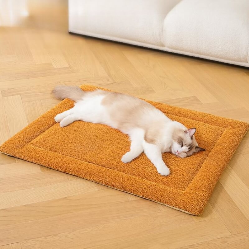 Warm Plush Non-Slip Pet Mat Soft Cozy Versatile Sizes