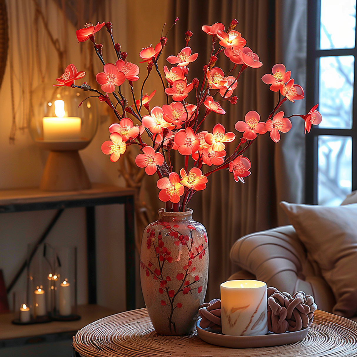 Fairy Light Olive Branches – Elegant Twinkling Decor