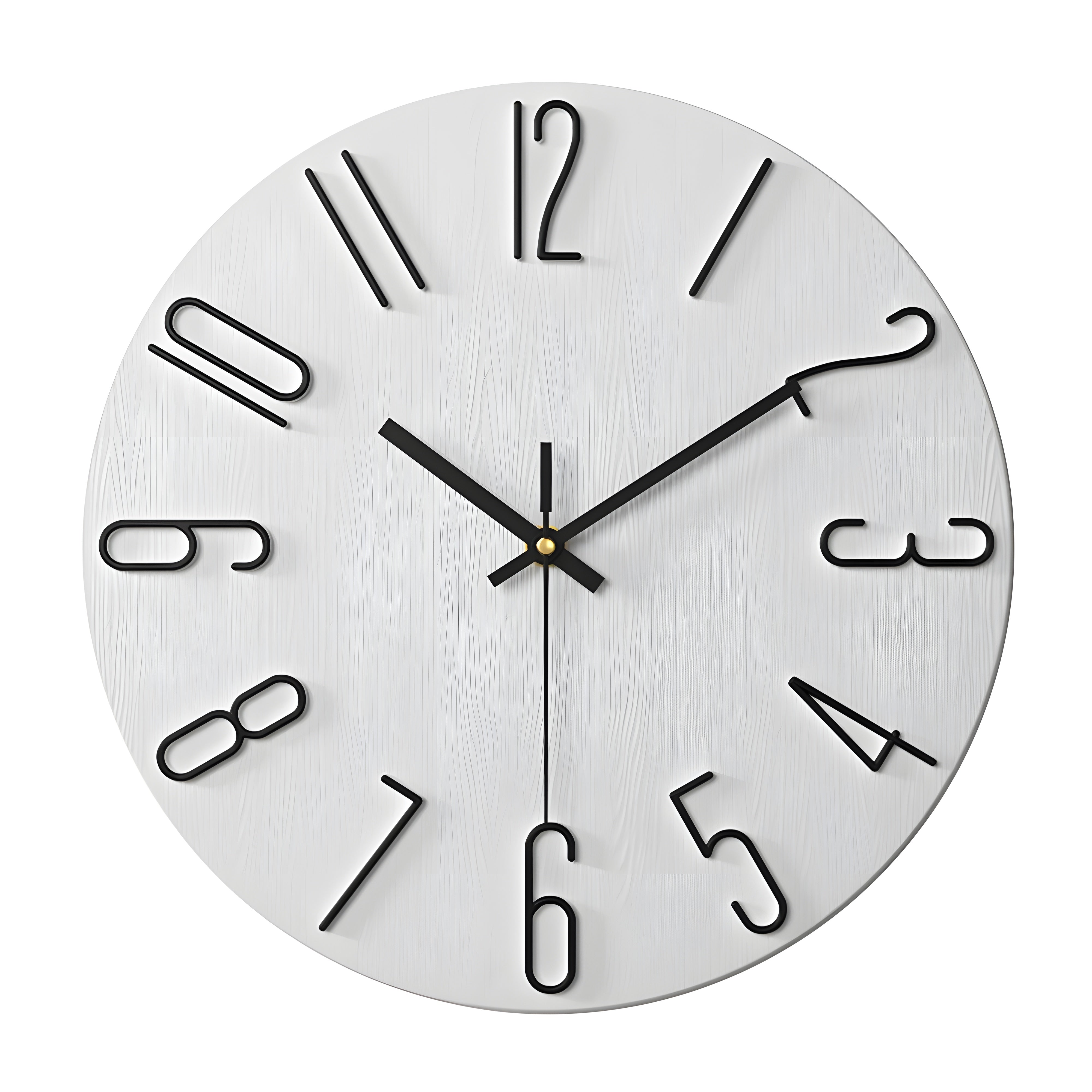 Simple Quartz Design Wall Clock - Silent Modern Style