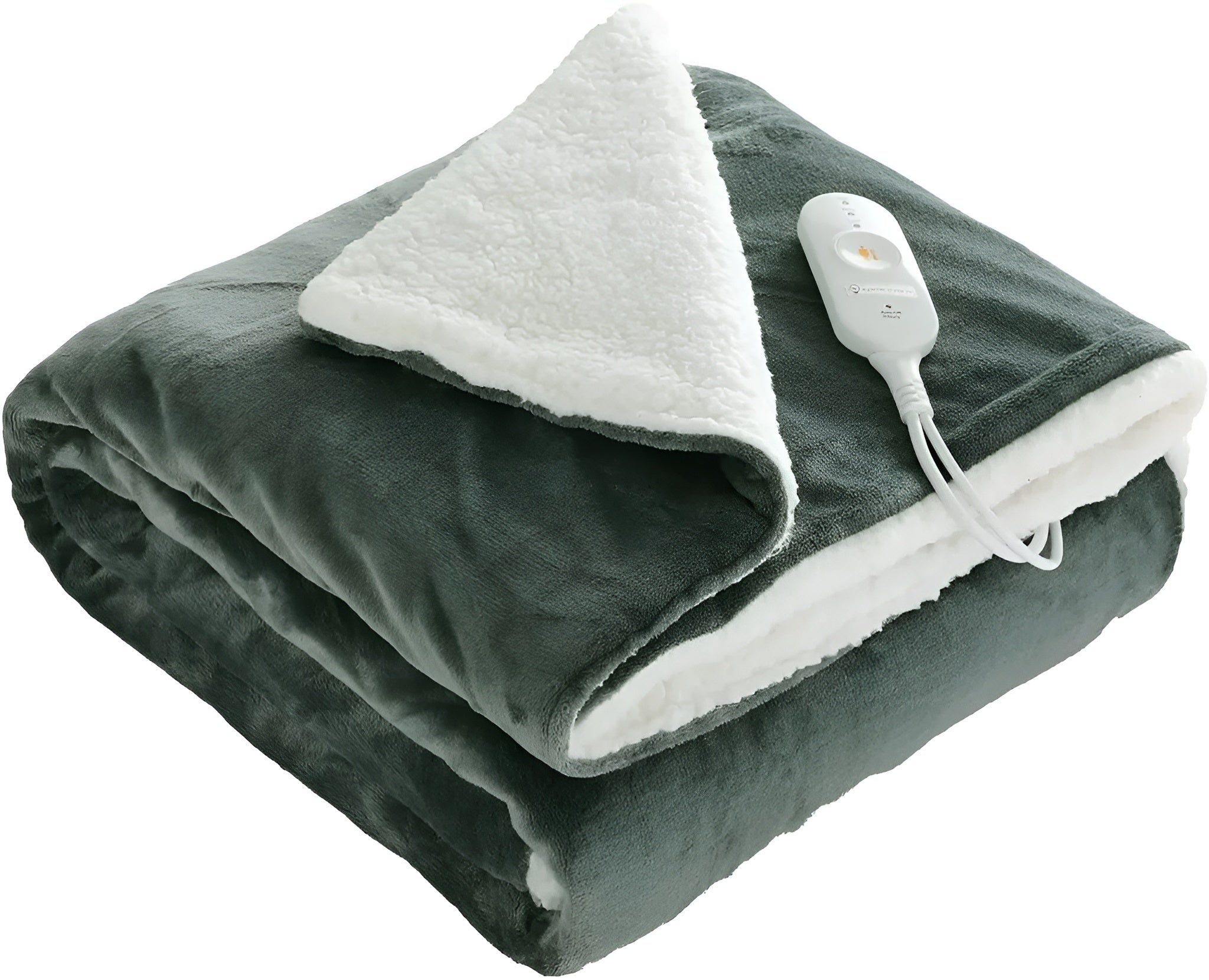 Flannel Electric Heating Blanket Full Body Warmer Timer 180 x 130