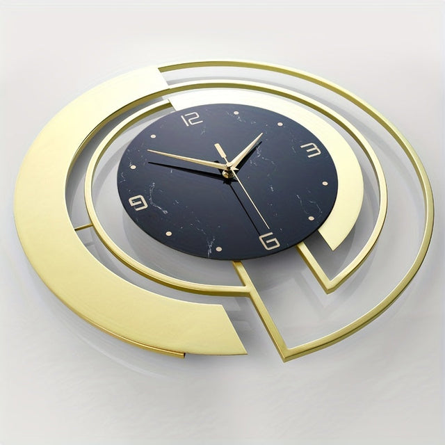 Timeless Elegance - Contemporary Metal Wall Clock 18 Inch