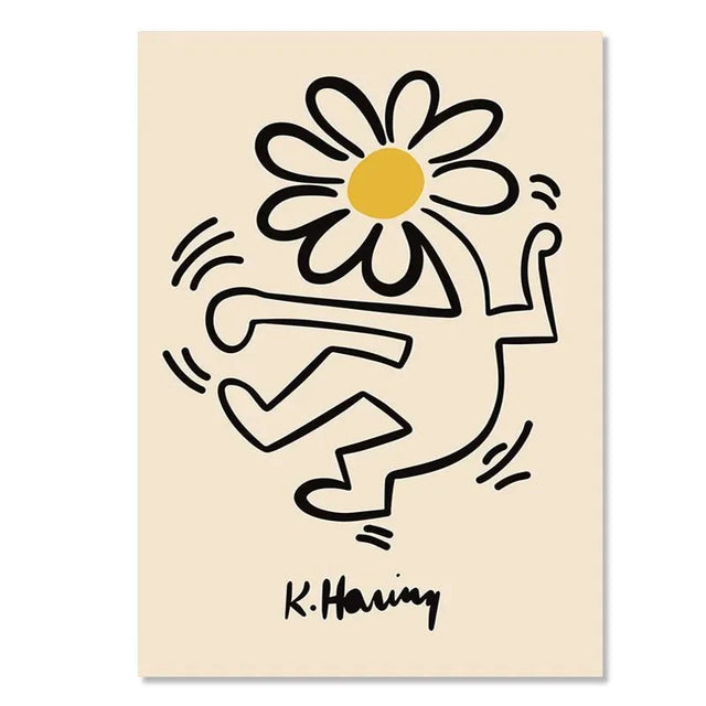 Abstract Canvas Wall Art Poster - Modern Unframed Design