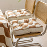 Abstract Design Printed Seat Cushion in Soft Cotton 43cm