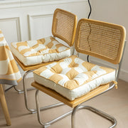 Abstract Design Printed Seat Cushion in Soft Cotton 43cm