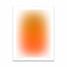 Abstract Dizzy Blue & Orange Canvas Print Modern Art
