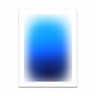 Abstract Dizzy Blue & Orange Canvas Print Modern Art