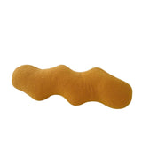 Abstract Shaped Sofa Cushion in Plush Wavy Design