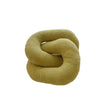 Abstract Shaped Sofa Cushion in Plush Wavy Design