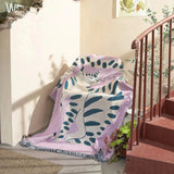 Abstract Woven Tapestry Throw Blanket for Home Decor