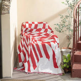 Abstract Woven Tapestry Throw Blanket for Home Decor