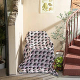 Abstract Woven Tapestry Throw Blanket for Home Decor