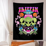 Alien Wall Hanging Tapestry - Jacquard 100% Polyester Decor